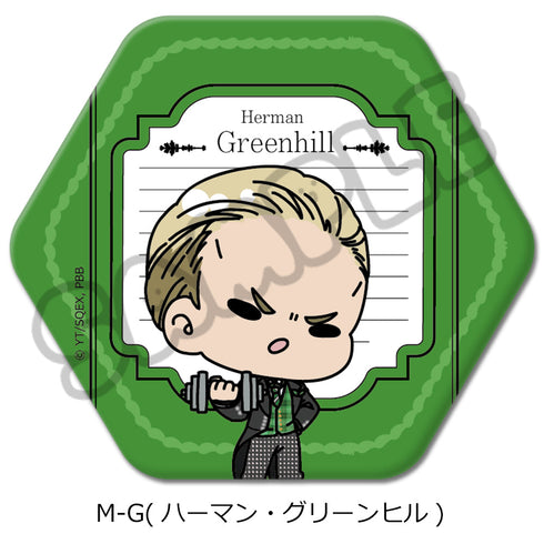『黒執事 -寄宿学校編-』六角形缶バッジ M-G ハーマン・グリーンヒル